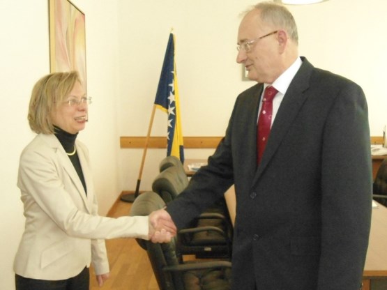 Zamjenik predsjedavajućeg Predstavničkog doma dr. Božo Ljubić razgovarao s ambasadoricom SR Njemačke u BiH